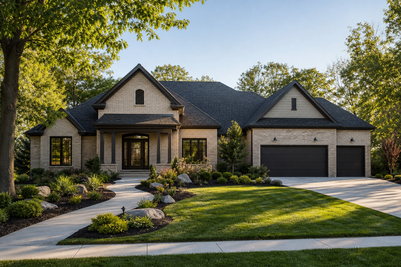 A house seen wide from the street, with its yard and setting in Plainfield — Plainfield Realtor Excels in Communication